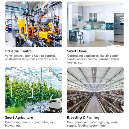 Waveshare Modbus RTU 8-Channel RS485 Relay Module With Digital Input Multi Isolation Protection Circuits, 7~36V Power Supply - Module by Waveshare | Online Shopping UK | buy2fix