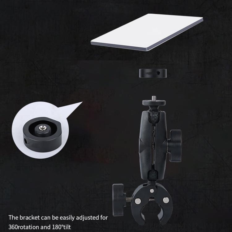 S8600 For Starlink Mini Aluminium Alloy Bracket Adapter Heavy Duty Clamp Bracket - Lan Cable and Tools by buy2fix | Online Shopping UK | buy2fix