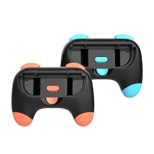 2pcs DOBE Grips for Nintendo Switch 2 Joy-Con Left/Right Controllers(Black Red+Black Blue) - Gamepads by DOBE | Online Shopping UK | buy2fix