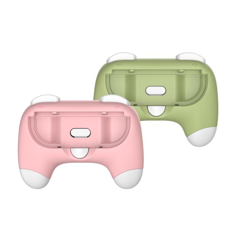 2pcs DOBE Grips for Nintendo Switch 2 Joy-Con Left/Right Controllers(Pink+Green) - Cases by DOBE | Online Shopping UK | buy2fix