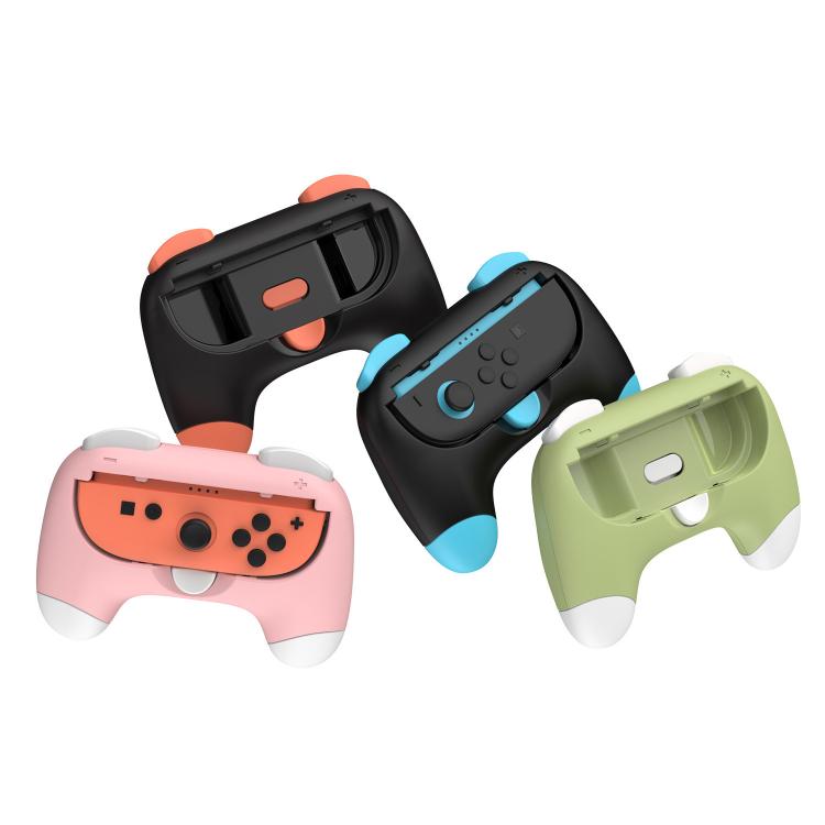 2pcs DOBE Grips for Nintendo Switch 2 Joy-Con Left/Right Controllers(Pink+Green) - Cases by DOBE | Online Shopping UK | buy2fix