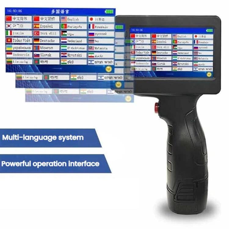 Yaomatec 12.7mm 28-Language Date Coding Handheld Inkjet Printer, US Plug(Without Ink Cartridge) - Receipt Printers by Yaomatec | Online Shopping UK | buy2fix