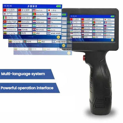 Yaomatec 12.7mm 28-Language Date Coding Handheld Inkjet Printer, US Plug(Without Ink Cartridge) - Receipt Printers by Yaomatec | Online Shopping UK | buy2fix