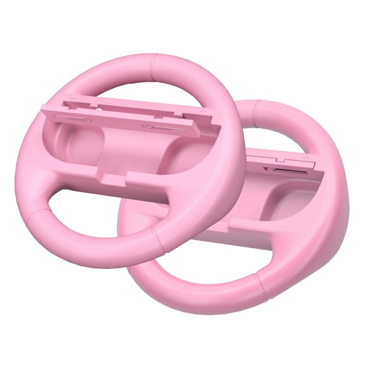 2pcs /Pack Steering Wheel Grip for Nintendo Switch 2/Switch Joy-Con Controllers(Pink) - Gamepads by buy2fix | Online Shopping UK | buy2fix