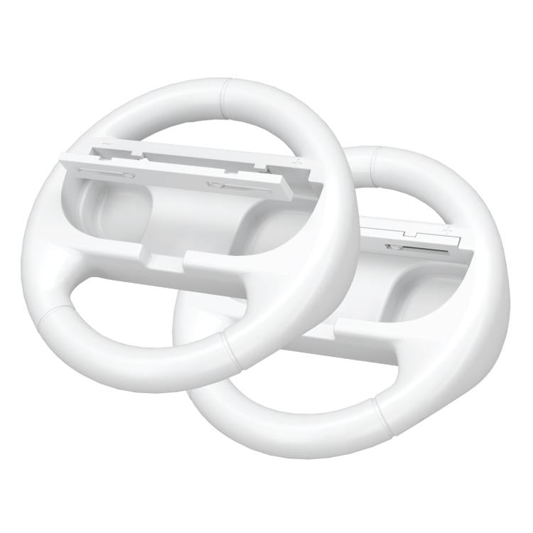 2pcs /Pack Steering Wheel Grip for Nintendo Switch 2/Switch Joy-Con Controllers(White) - Gamepads by buy2fix | Online Shopping UK | buy2fix