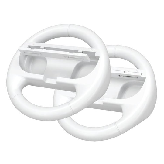 2pcs /Pack Steering Wheel Grip for Nintendo Switch 2/Switch Joy-Con Controllers(White)