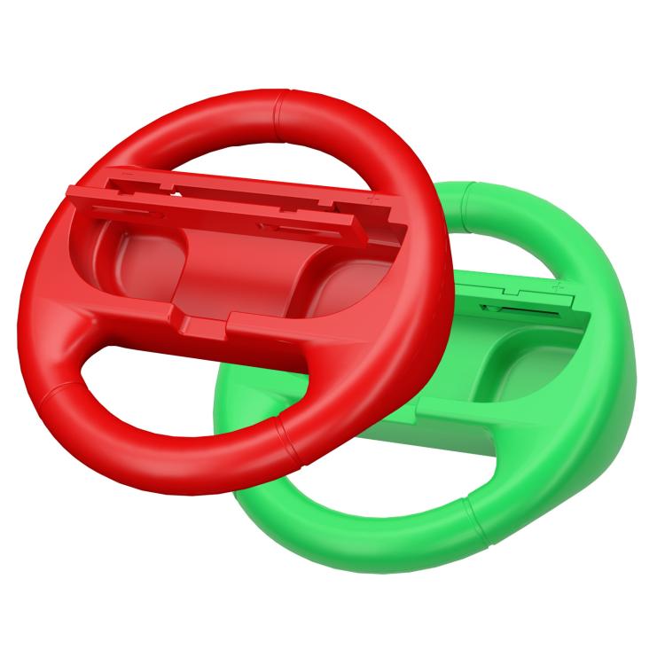2pcs /Pack Steering Wheel Grip for Nintendo Switch 2/Switch Joy-Con Controllers(Red Green) - Others by buy2fix | Online Shopping UK | buy2fix