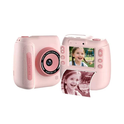 Children Instant Print Digital Camera Dual Front Rear Cameras HD Mini Camera(Pink) - Children Cameras by buy2fix | Online Shopping UK | buy2fix
