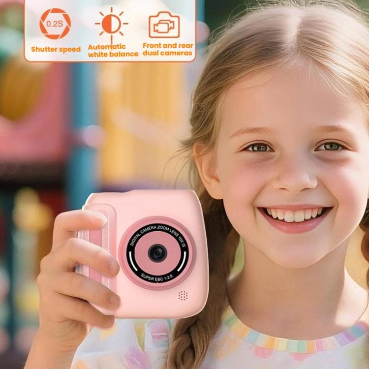 Children Instant Print Digital Camera Dual Front Rear Cameras HD Mini Camera(Pink) - Children Cameras by buy2fix | Online Shopping UK | buy2fix