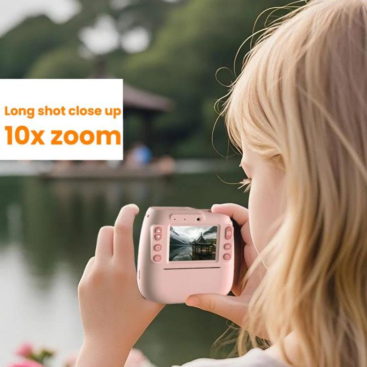 Children Instant Print Digital Camera Dual Front Rear Cameras HD Mini Camera(Pink) - Children Cameras by buy2fix | Online Shopping UK | buy2fix
