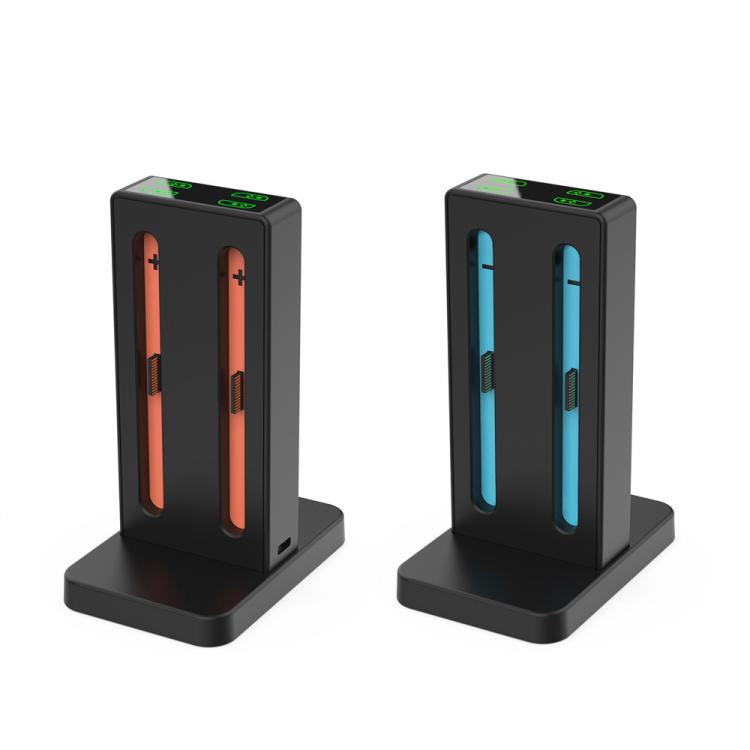 DOBE 4-in-1 Magnetic Charging Station for Nintendo Switch 2 Controllers with LED Indicators & Cartridge Storage - Charger & Power by DOBE | Online Shopping UK | buy2fix