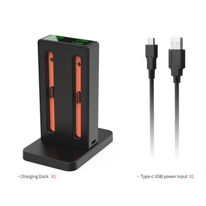 DOBE 4-in-1 Magnetic Charging Station for Nintendo Switch 2 Controllers with LED Indicators & Cartridge Storage - Charger & Power by DOBE | Online Shopping UK | buy2fix