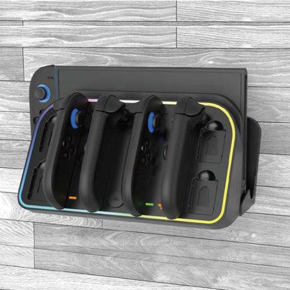 For Nintendo Switch 2 JoyCon Wall-Mounted Charging Dock with RGB Lighting - Charger & Power by buy2fix | Online Shopping UK | buy2fix
