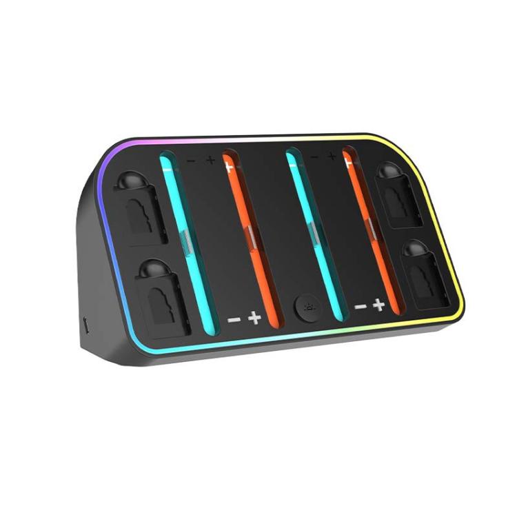 For Nintendo Switch 2 JoyCon Wall-Mounted Charging Dock with RGB Lighting - Charger & Power by buy2fix | Online Shopping UK | buy2fix