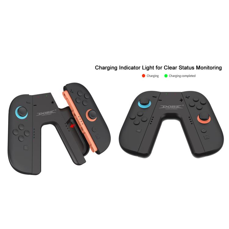 For Nintendo Switch 2 Joy-Con Controllers DOBE Charging Grip Handle with LED Indicator - Charger & Power by DOBE | Online Shopping UK | buy2fix