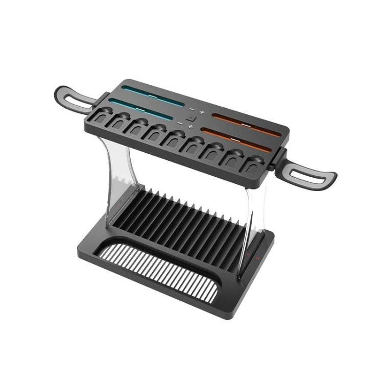 For Nintendo Switch 2 Joy-Con Multi-Functional Holder Charging Station with RGB Lights 25 Game Card Storage - Charger & Power by buy2fix | Online Shopping UK | buy2fix