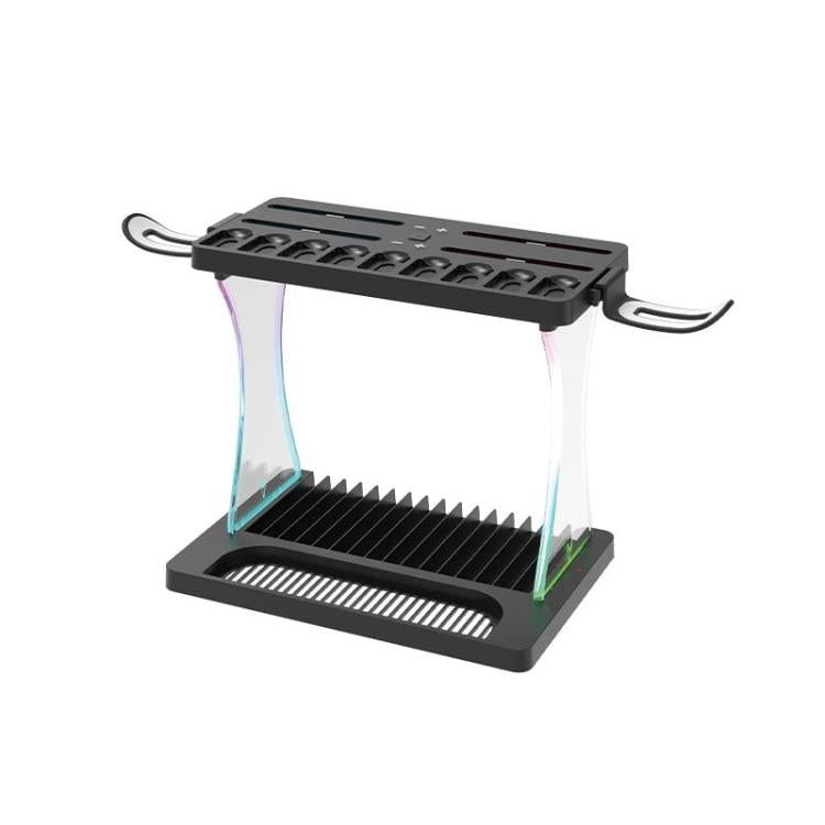 For Nintendo Switch 2 Joy-Con Multi-Functional Holder Charging Station with RGB Lights 25 Game Card Storage - Charger & Power by buy2fix | Online Shopping UK | buy2fix