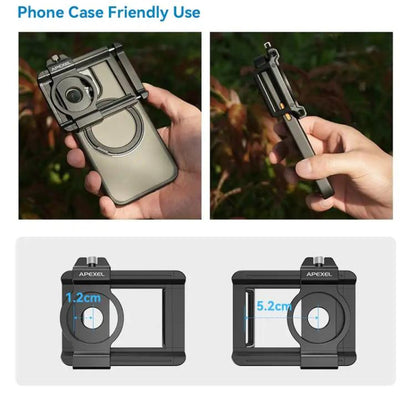 APEXEL TeleCular 3 20X-60X Zoom Lens Kit for Smartphones HD Super Telephoto Long-Range Shooting with Tripod Adapter - Combination Lens by APEXEL | Online Shopping UK | buy2fix