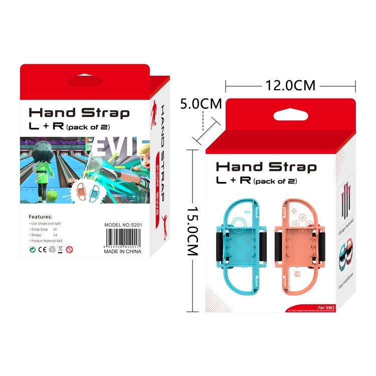 For Nintendo Switch 2 Joy-Con 1pair Wrist Straps Sensory Straps Accessories(S201 With 4 Elastic Bands) - Cases by buy2fix | Online Shopping UK | buy2fix