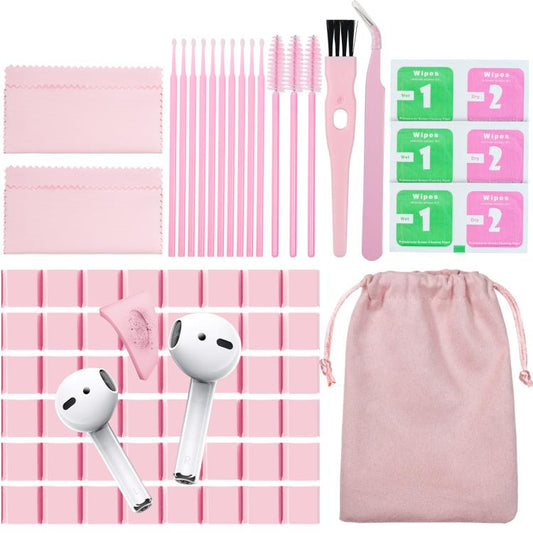 AhaStyle PT178 Earphone Cleaning Kit Keyboard Tablet Electronic Cleaning Tools(Pink) - Other Accessories by AhaStyle | Online Shopping UK | buy2fix