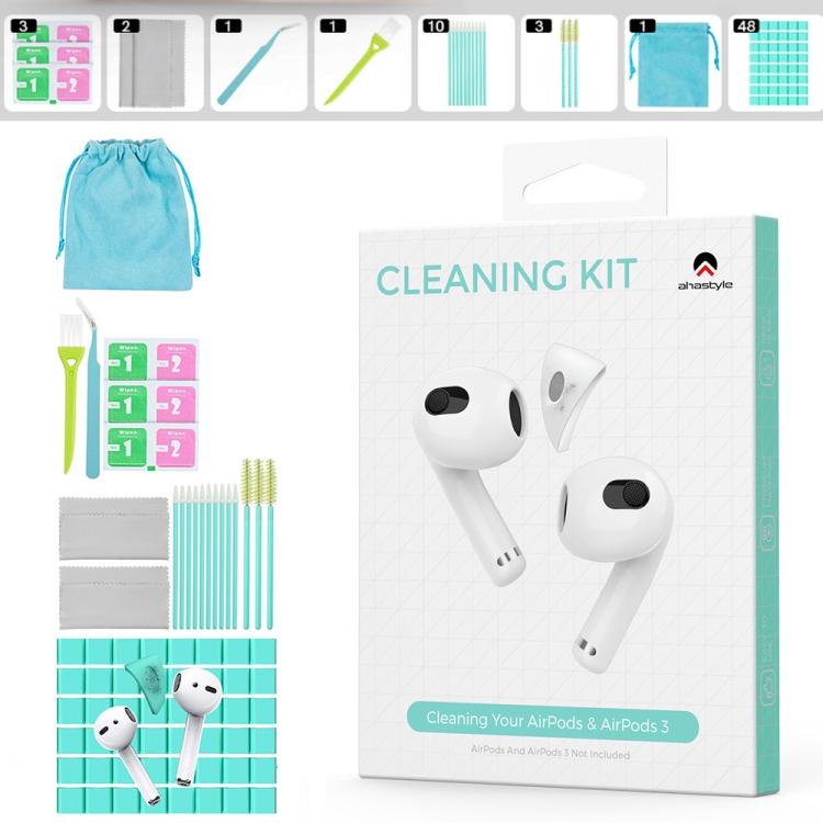 AhaStyle PT178 Earphone Cleaning Kit Keyboard Tablet Electronic Cleaning Tools(Pink) - Other Accessories by AhaStyle | Online Shopping UK | buy2fix