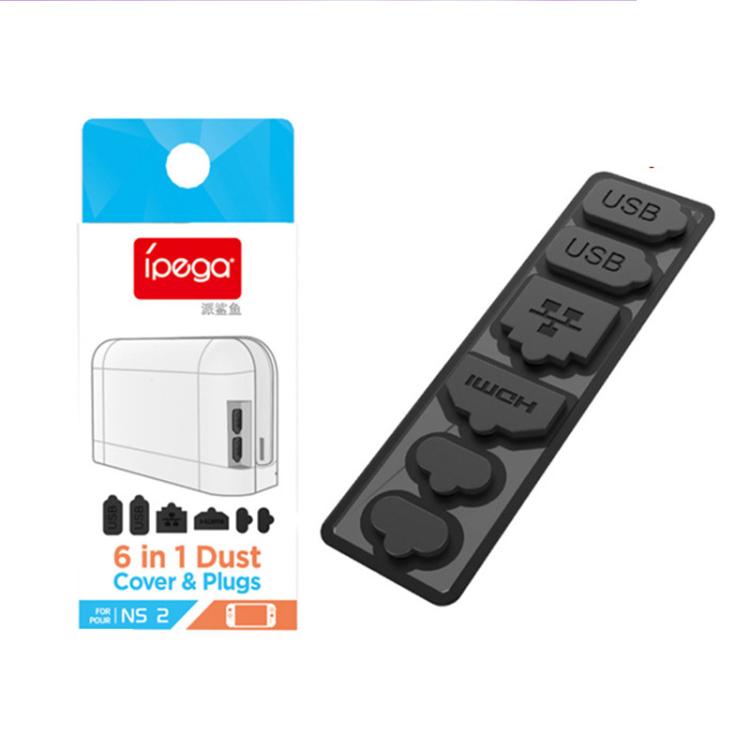 For Nintendo Switch 2 IPega  6-In-1 Precision Dust Plugs Set Multi-Port Protection Kit - Others by ipega | Online Shopping UK | buy2fix