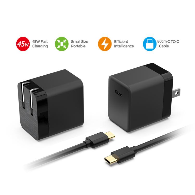 DOBE 45W GaN Fast Charger For Nintendo Switch 2/Switch OLED/Switch/Switch Lite USB-C Charger US Plug - Charger & Power by DOBE | Online Shopping UK | buy2fix