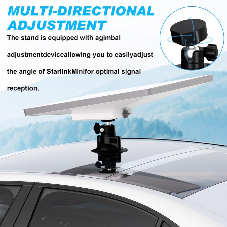 For Starlink Mini Roof Suction Cup Mount - Roof Racks by buy2fix | Online Shopping UK | buy2fix