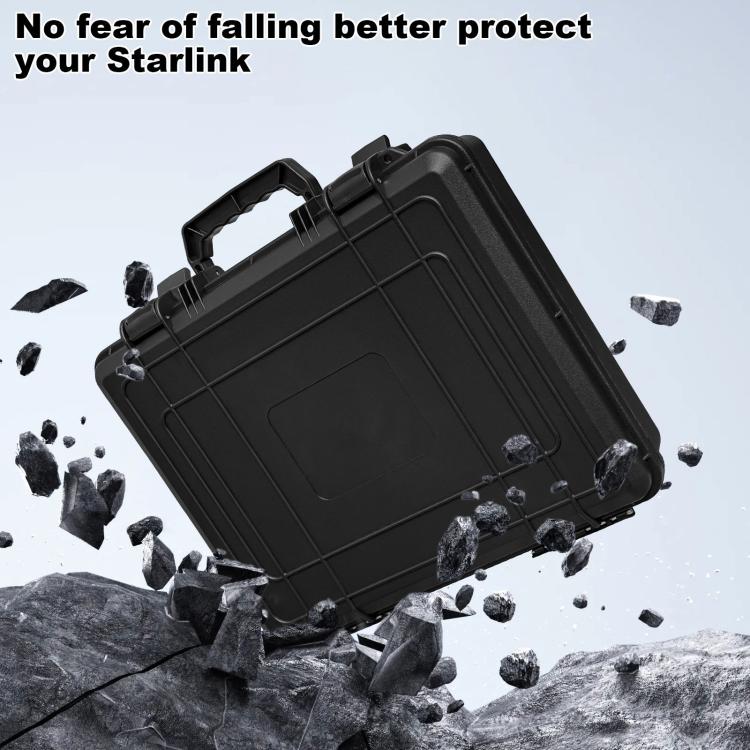 For Starlink Mini Handheld ABS Storage Box(Black) - Lan Cable and Tools by buy2fix | Online Shopping UK | buy2fix