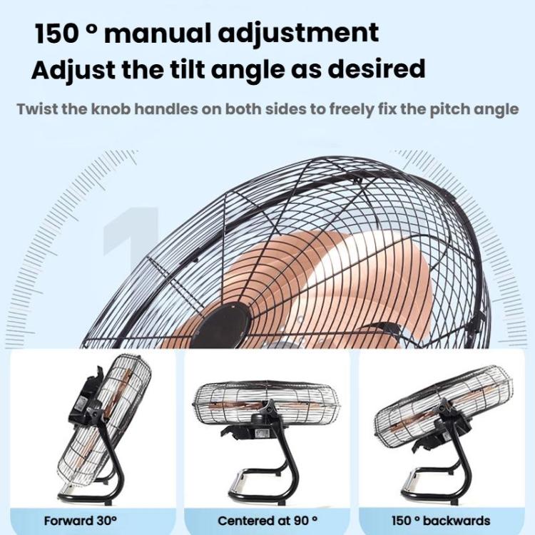 18 inch 8 Gears 6 Blades Powerful High Power Floor Fan Industrial Electric Fan, CN Plug - Electric Fans by buy2fix | Online Shopping UK | buy2fix