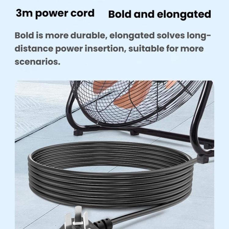 18 inch 8 Gears 6 Blades Powerful High Power Floor Fan Industrial Electric Fan, CN Plug - Electric Fans by buy2fix | Online Shopping UK | buy2fix