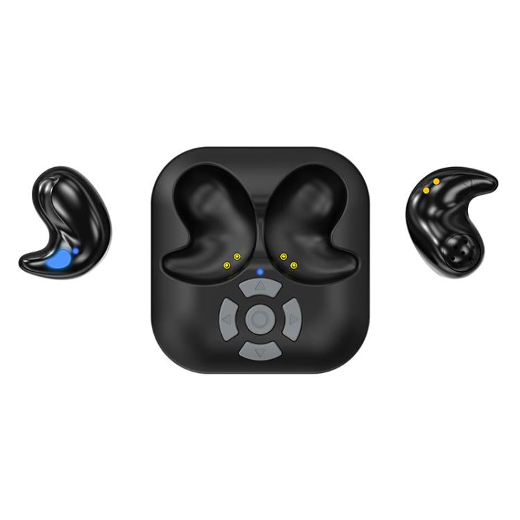 Bluetooth Sleep Earphones Video Like Remote Control E-book Page Turner(Black) - Bluetooth Earphone by buy2fix | Online Shopping UK | buy2fix