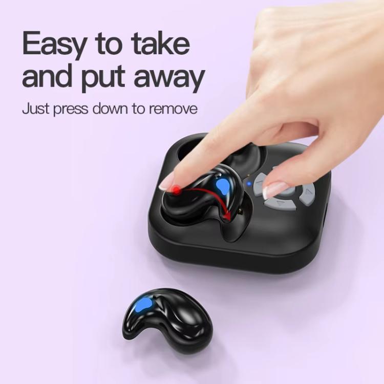 Bluetooth Sleep Earphones Video Like Remote Control E-book Page Turner(Black) - Bluetooth Earphone by buy2fix | Online Shopping UK | buy2fix