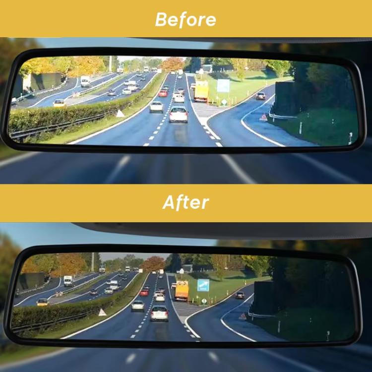 Oval 50x200mm Car Interior Rearview Mirror Anti-Glare Film Large Size Anti-Reflective Film - Auto Film by buy2fix | Online Shopping UK | buy2fix