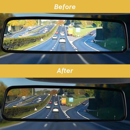 Oval 50x200mm Car Interior Rearview Mirror Anti-Glare Film Large Size Anti-Reflective Film - Auto Film by buy2fix | Online Shopping UK | buy2fix