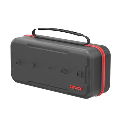 For Nintendo Switch 2 OIVO  Large-Capacity EVA Carrying Case With Built-In Stand, 24 Game Card Slots(Black Red) - Bags by OIVO | Online Shopping UK | buy2fix