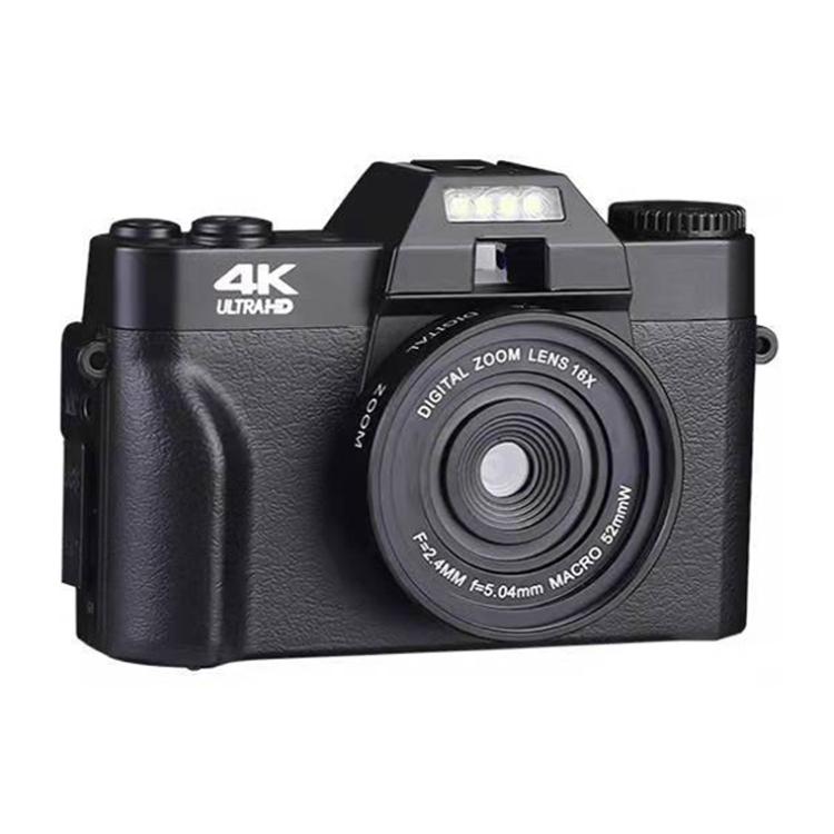 R10 4K HD 75MP Retro Mirrorless Camera 16x Zoom WiFi Digital Camera With 3-Inch Flip Screen 64G - Video Cameras by buy2fix | Online Shopping UK | buy2fix