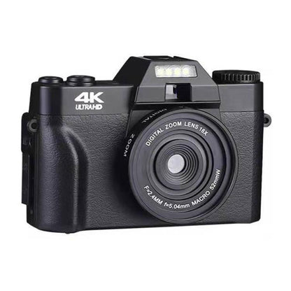 R10 4K HD 75MP Retro Mirrorless Camera 16x Zoom WiFi Digital Camera With 3-Inch Flip Screen 64G - Video Cameras by buy2fix | Online Shopping UK | buy2fix