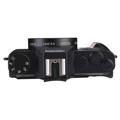 R10 4K HD 75MP Retro Mirrorless Camera 16x Zoom WiFi Digital Camera With 3-Inch Flip Screen 64G - Video Cameras by buy2fix | Online Shopping UK | buy2fix