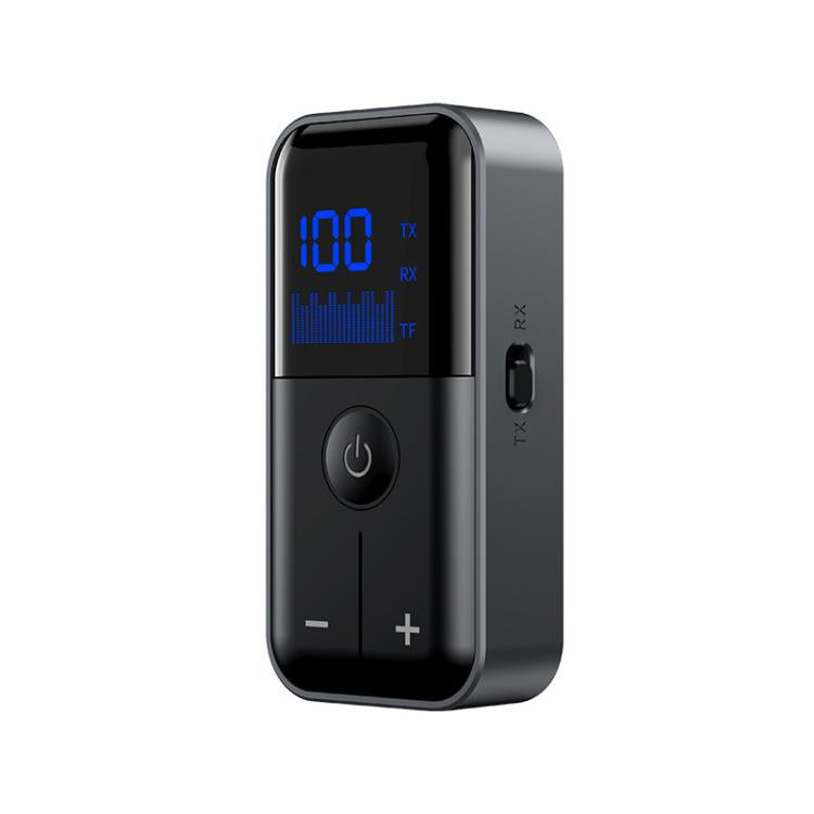 2-In-1 Bluetooth 5.4 Transmitter & Receiver AUX Car/Travel Adapter with 3.5mm Jack, TF Card Slot, Lapel Clip Design - Audio Receiver Transmitter by buy2fix | Online Shopping UK | buy2fix