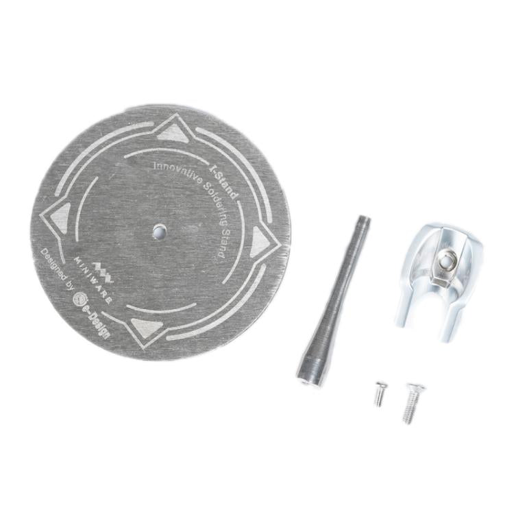 MINIWARE TS101/SA80 Dedicated Electric Soldering Iron Stainless Steel Bracket Mini Soldering Station(Silver) - Soldering Iron Stand by MINIWARE | Online Shopping UK | buy2fix