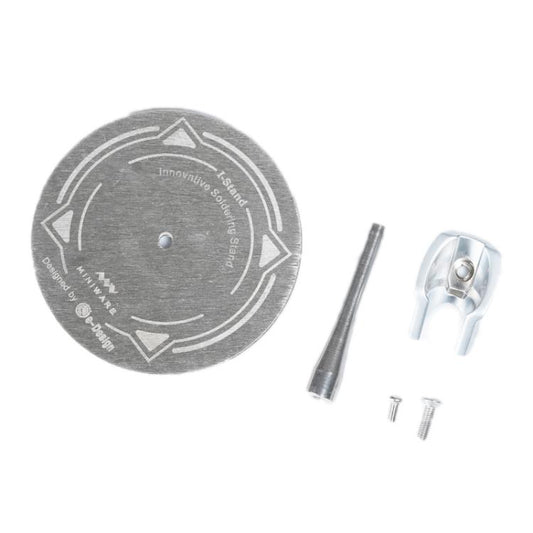 MINIWARE TS101/SA80 Dedicated Electric Soldering Iron Stainless Steel Bracket Mini Soldering Station(Silver) - Soldering Iron Stand by MINIWARE | Online Shopping UK | buy2fix