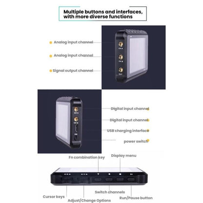 Mini Handheld Digital Storage Four-channel Automobile Maintenance Oscilloscope(DS213) - Other Tester Tool by buy2fix | Online Shopping UK | buy2fix