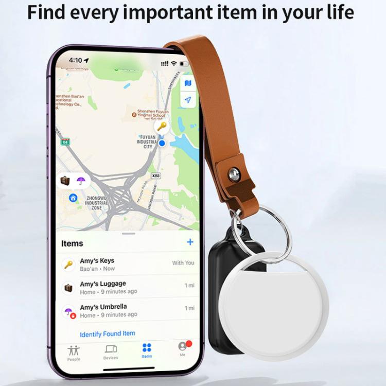 For Apple Bluetooth Pet Tracking Smart Anti-lost Locator(White) - Personal Tracker by buy2fix | Online Shopping UK | buy2fix