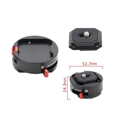 FlexiFilm TG-Q2S Aluminum Alloy Arca Quick Release Plate Gimbal Slide Rail Quick Release Parts(Red) - Quick Release Plate by FlexiFilm | Online Shopping UK | buy2fix