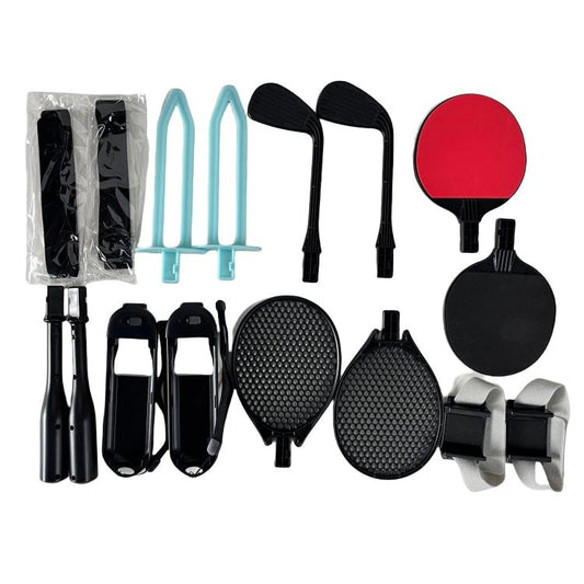 KJH 16-in-1 Motion Sports Kit for Nintendo Switch 2 Joy-Con Detachable Grips with Tennis Racket, Golf Club, Baseball Bat - Others by KJH | Online Shopping UK | buy2fix