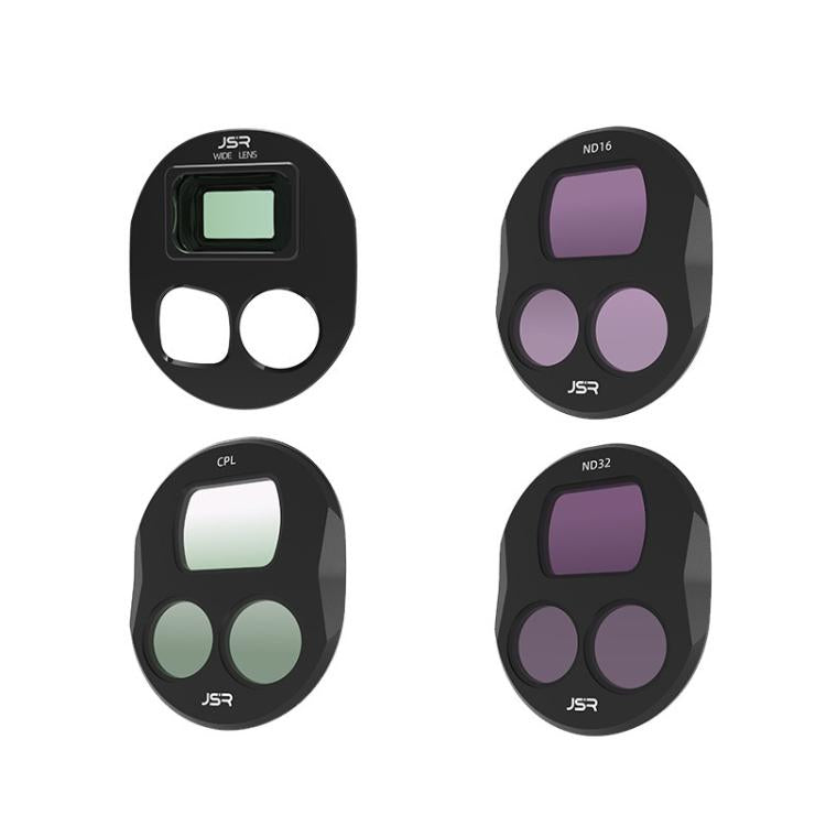 For DJI Mavic 4 Pro JSR Wide Angle Lens Aerial Lens Accessories, Style: WIDE+CPL+GND16+GND32 - Lens Filter by JSR | Online Shopping UK | buy2fix