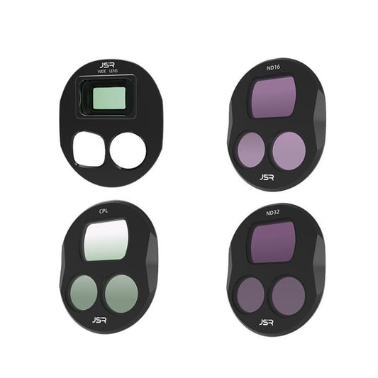 For DJI Mavic 4 Pro JSR Wide Angle Lens Aerial Lens Accessories, Style: WIDE+CPL+GND16+GND32 - Lens Filter by JSR | Online Shopping UK | buy2fix