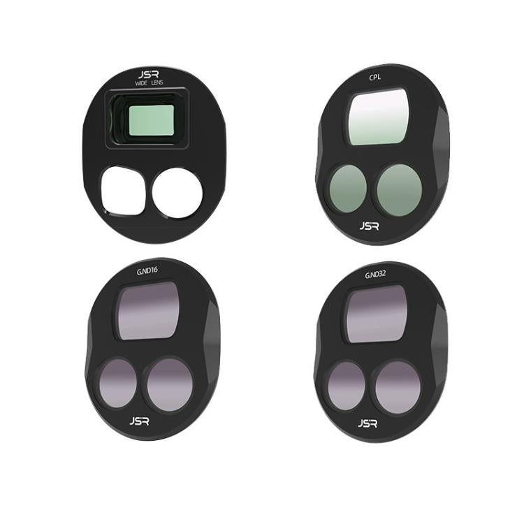 For DJI Mavic 4 Pro JSR Wide Angle Lens Aerial Lens Accessories, Style: WIDE+CPL+ND16+ND32 - Lens Filter by JSR | Online Shopping UK | buy2fix