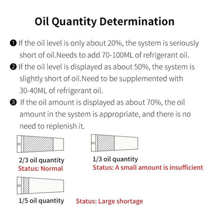 Car Aircon Oil Checker R134A Auto Air Conditioning System Oil Tester Refrigeration Oil Testing Instrument - Inspection Tools by buy2fix | Online Shopping UK | buy2fix
